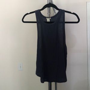 Navy/grey tank top
